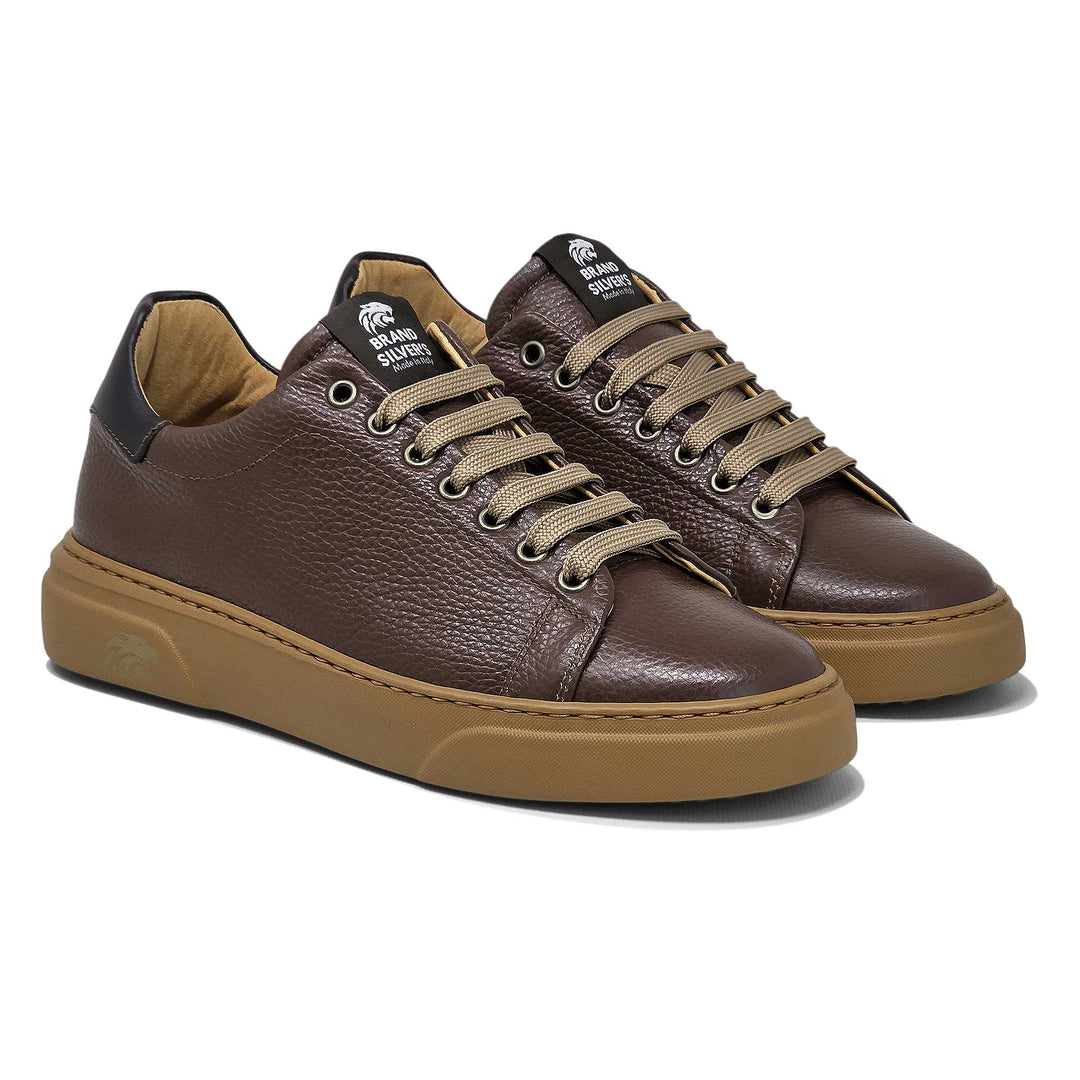 Torino ambra — Sneaker in pelle