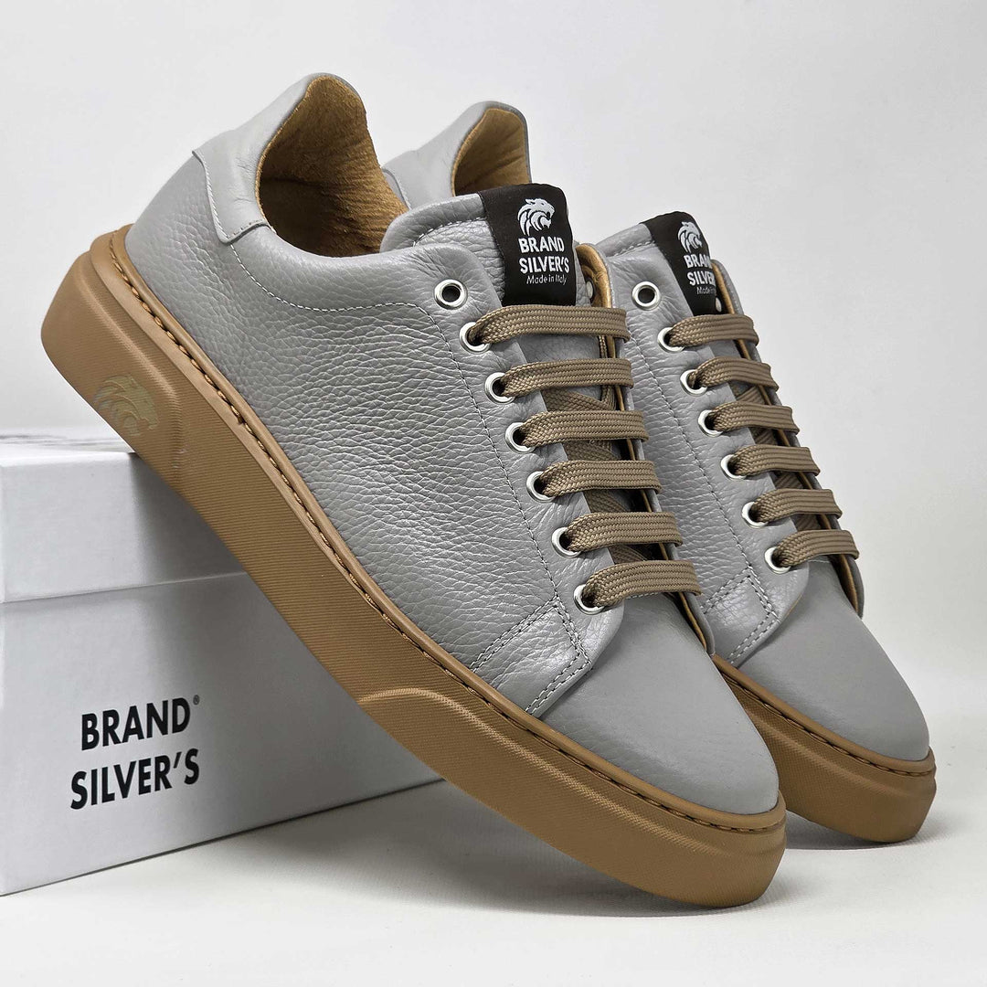 Torino ambra — Sneaker in pelle