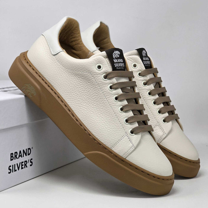 Torino ambra — Sneaker in pelle