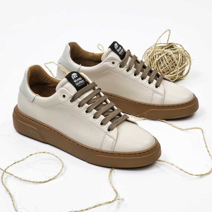 Torino ambra — Sneaker in pelle