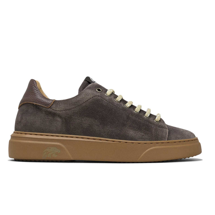 Torino amber — Washed suede sneaker