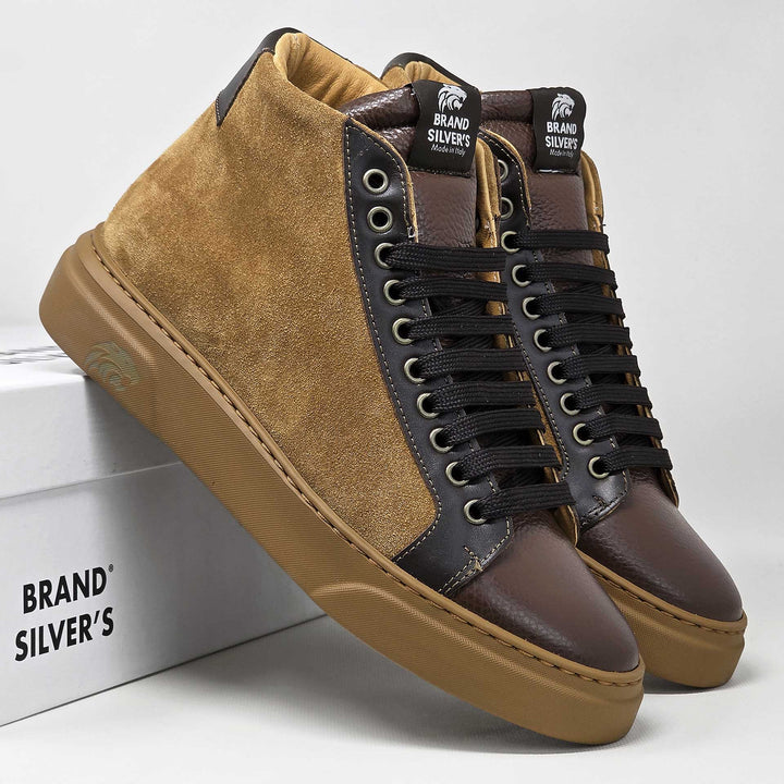 Trento Suede — Sneaker in pelle e camoscio