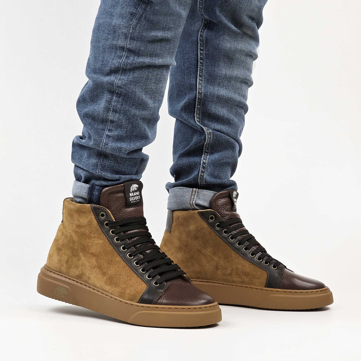 Trento Suede — Sneaker in pelle e camoscio