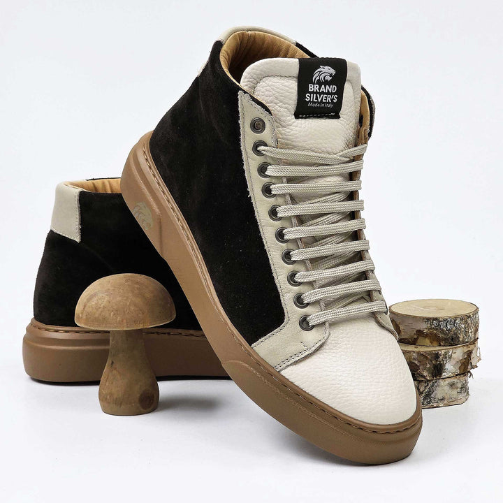 Trento Suede — Sneaker in pelle e camoscio