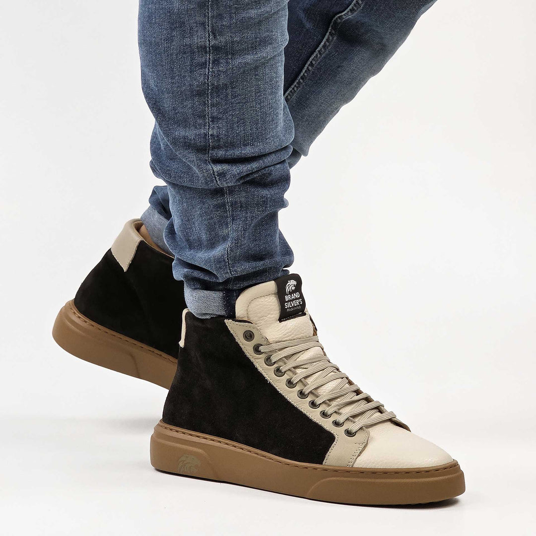 Trento Suede — Sneaker in pelle e camoscio