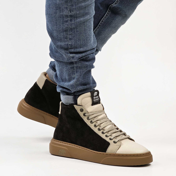 Trento Suede — Sneaker in pelle e camoscio