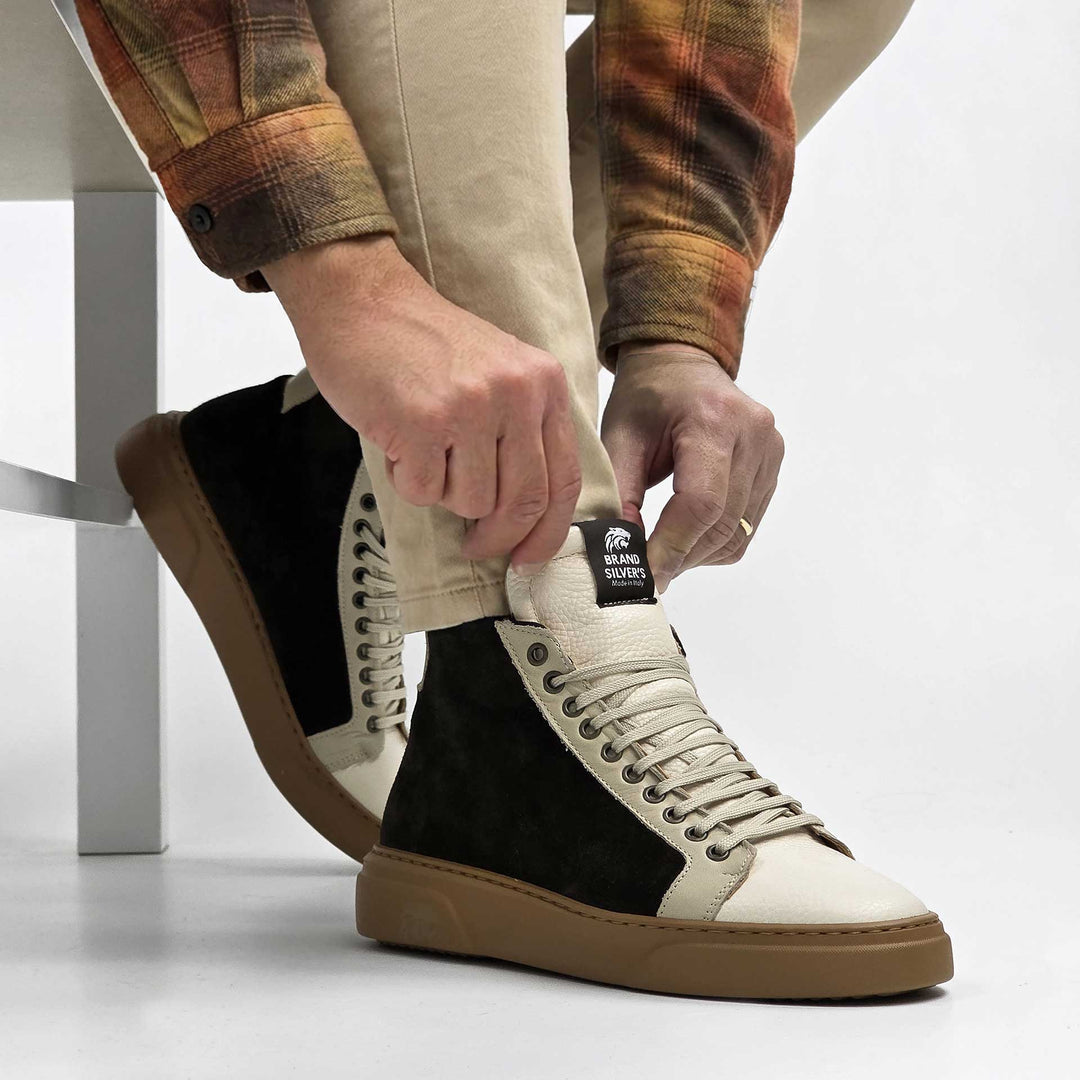 Trento Suede — Sneaker in pelle e camoscio