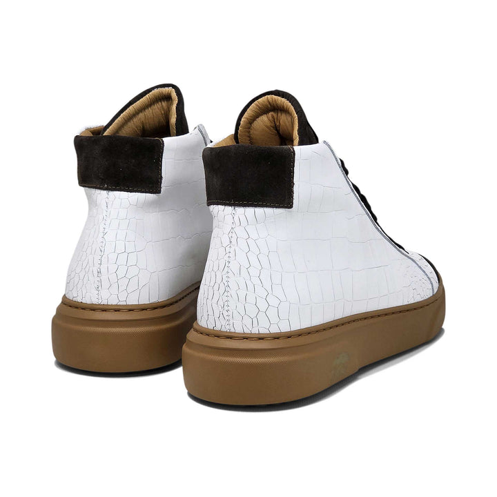 Trento Cocco — Sneaker in pelle e camoscio