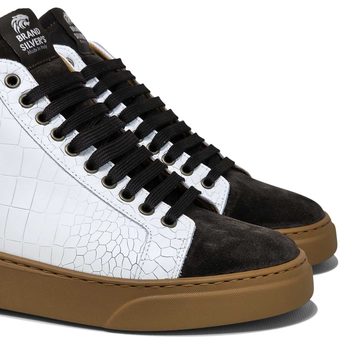 Trento Cocco — Sneaker in pelle e camoscio