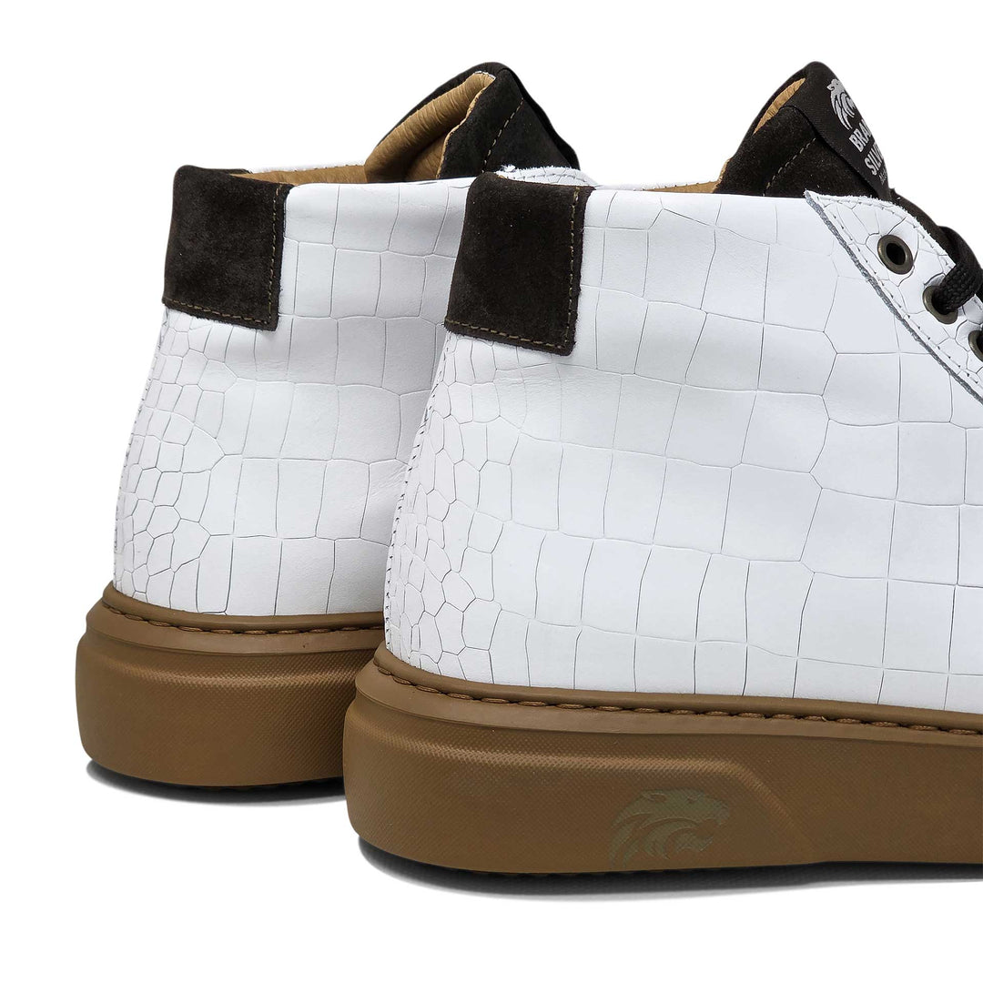 Trento Cocco — Sneaker in pelle e camoscio