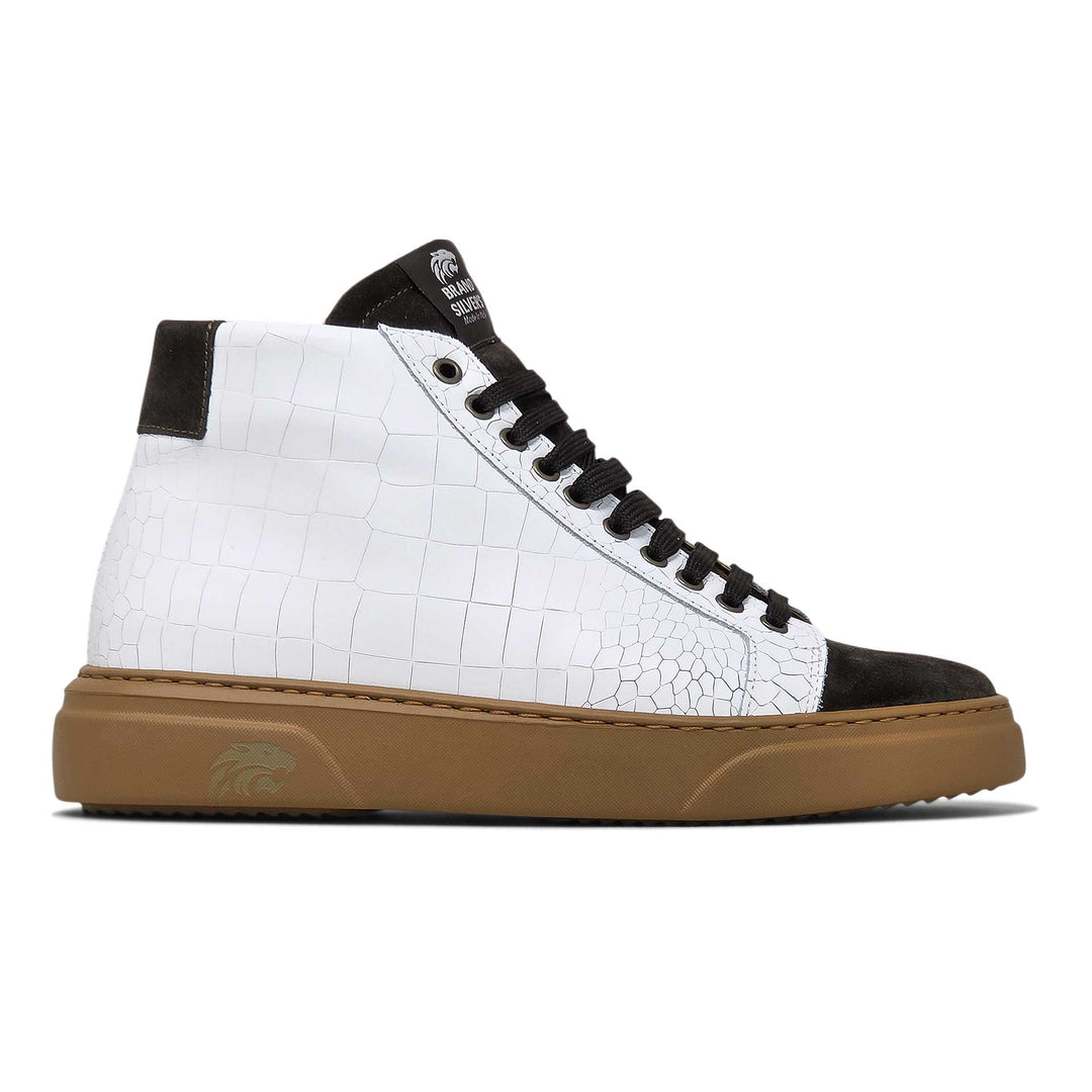 Trento Cocco — Sneaker in pelle e camoscio