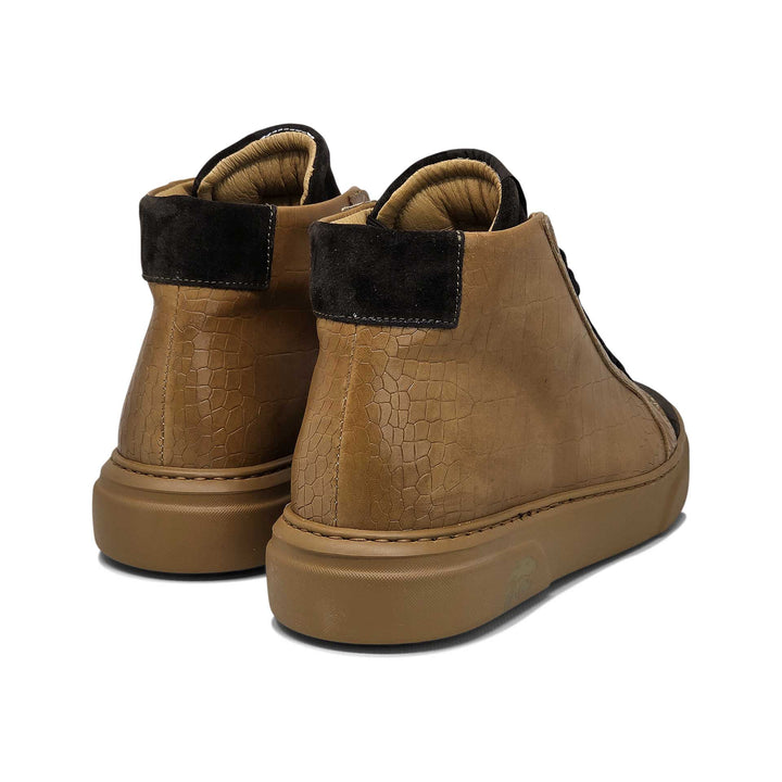 Trento Cocco — Sneaker in pelle e camoscio