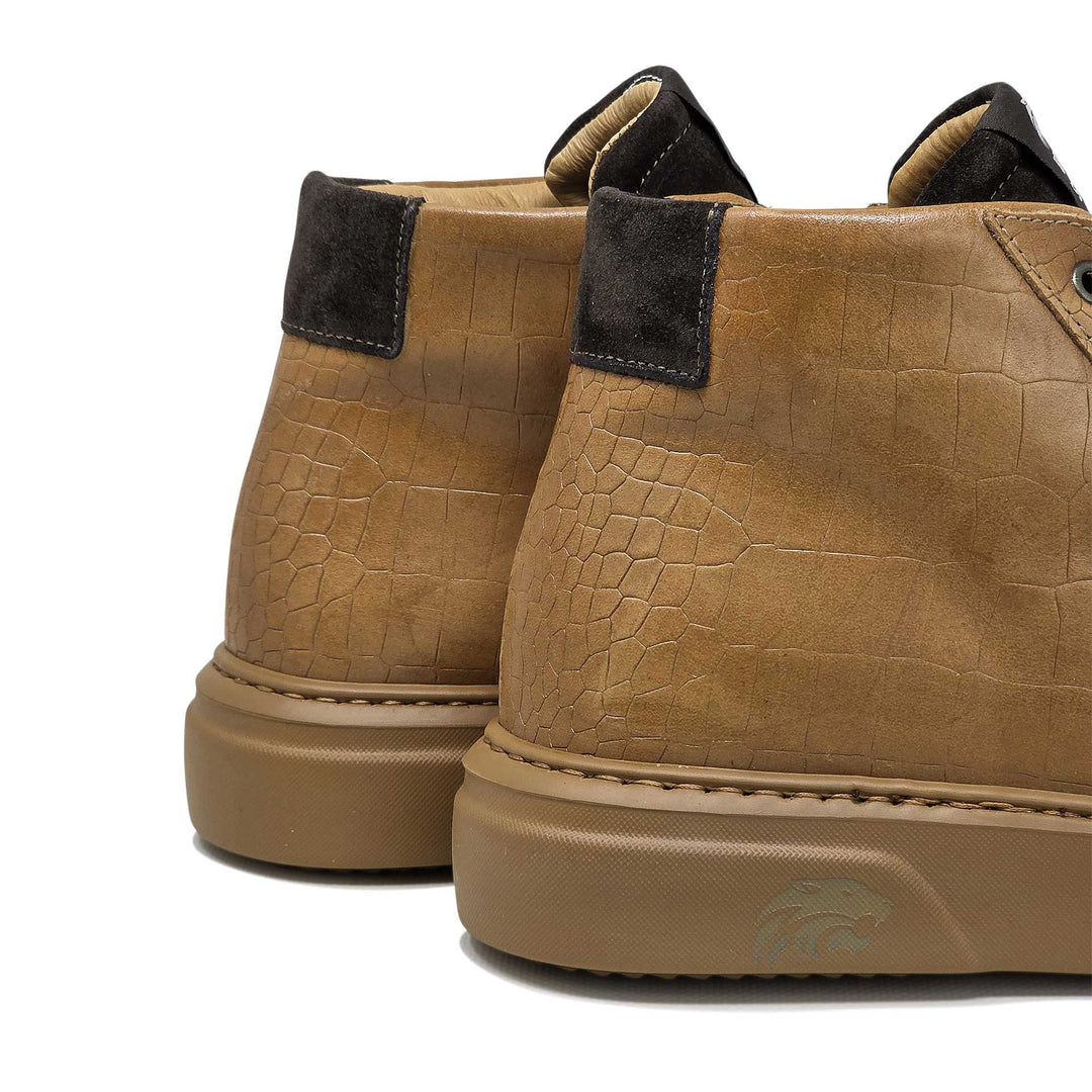Trento Cocco — Sneaker in pelle e camoscio