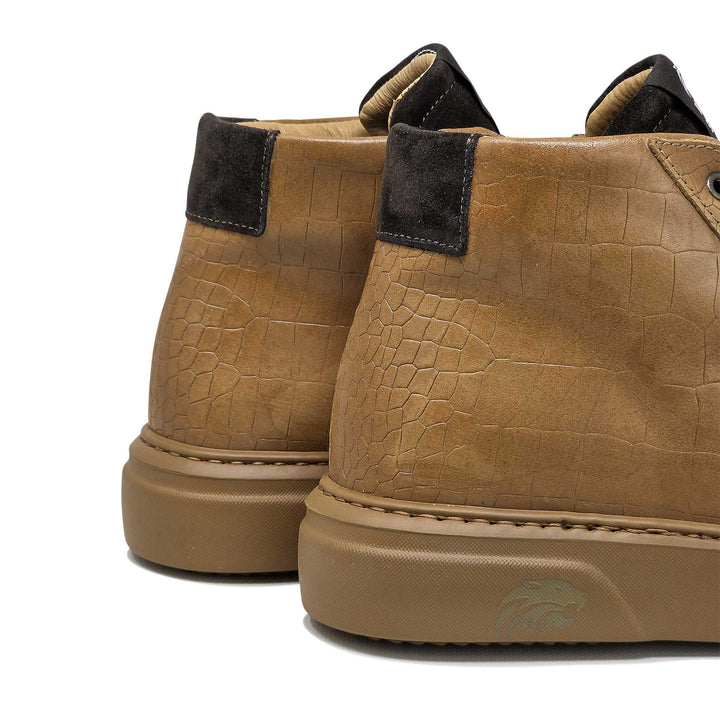 Trento Cocco — Sneaker in pelle e camoscio