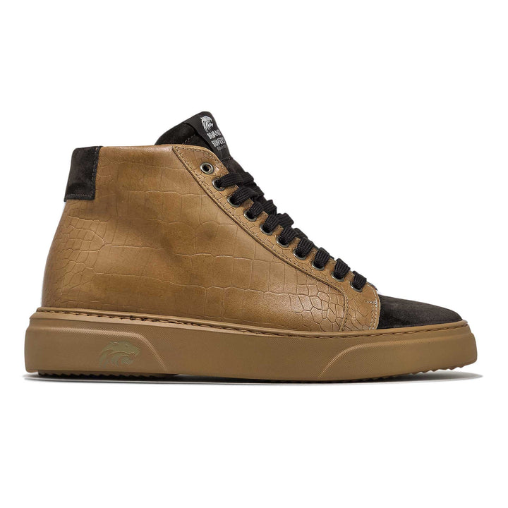 Trento Cocco — Sneaker in pelle e camoscio