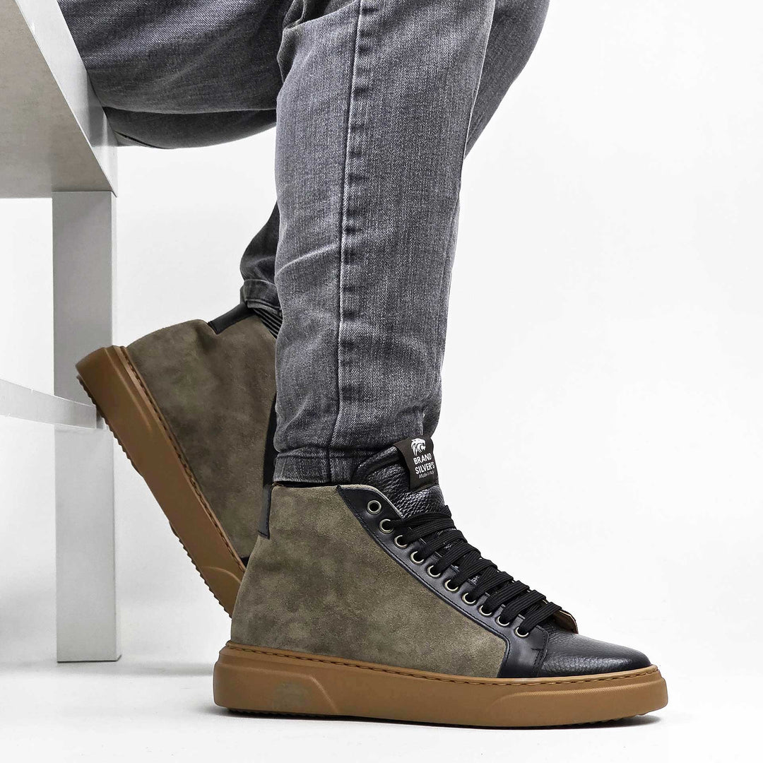 Trento Suede — Sneaker in pelle e camoscio