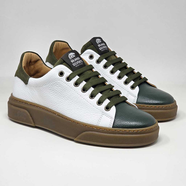 NEVADA PELLE BIANCO VERDE