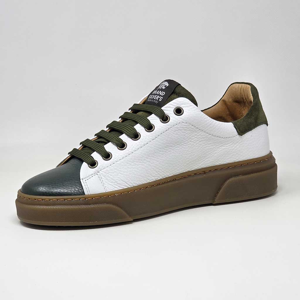 NEVADA PELLE BIANCO VERDE