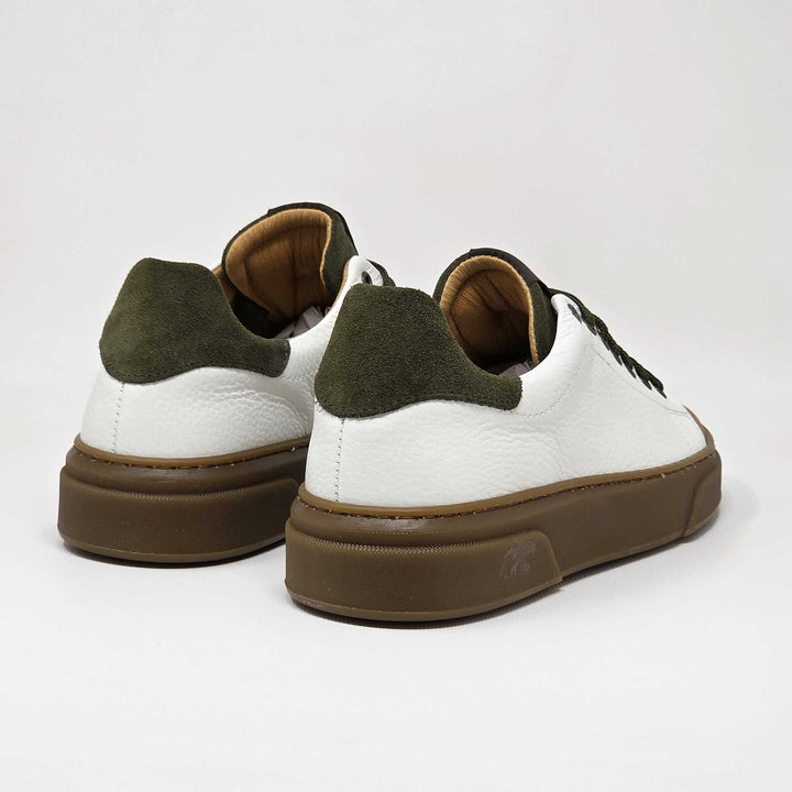NEVADA IN WHITE GREEN LEATHER