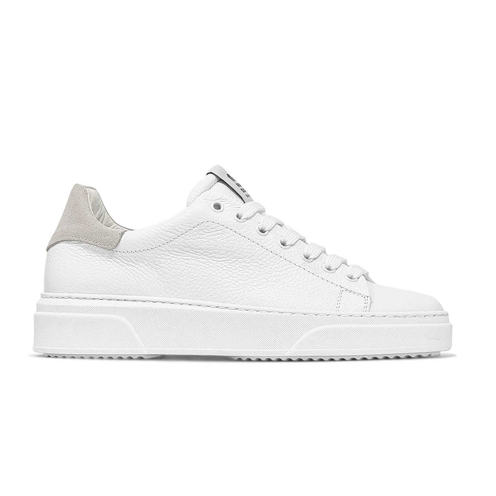 NEVADA BASIC PELLE BOTTOLATA BIANCA